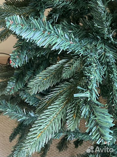 Ёлка искусственная голубая литая+пвх 180см