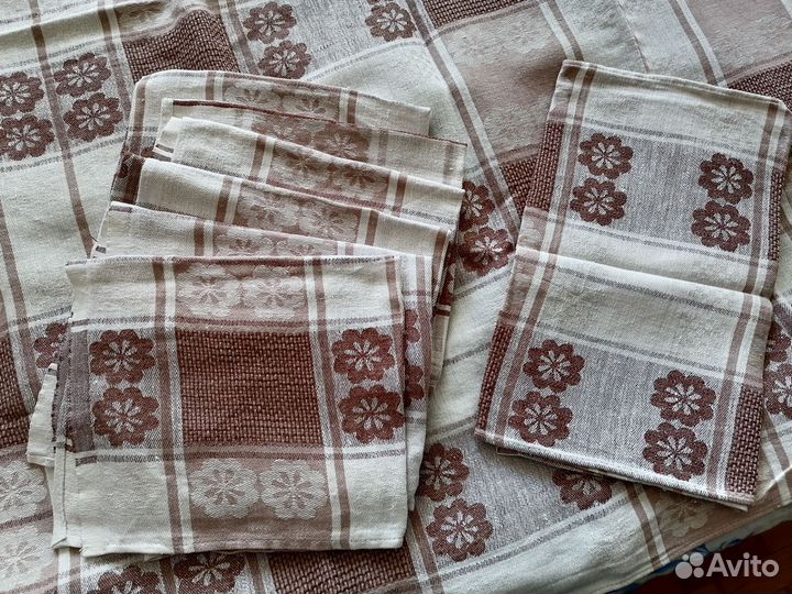 Скатерть лен СССР