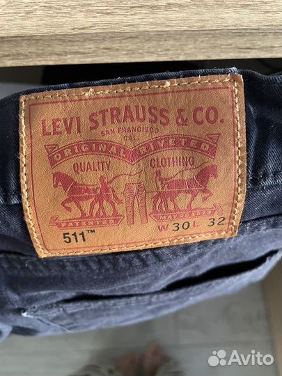 Брюки мужские 30 32 levis 511