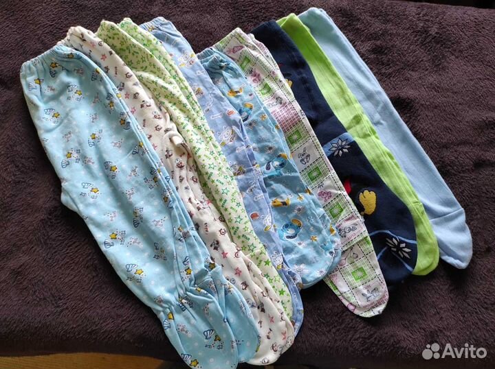 Коробка с новыми вещами для мальчика от 0 до 2 лет