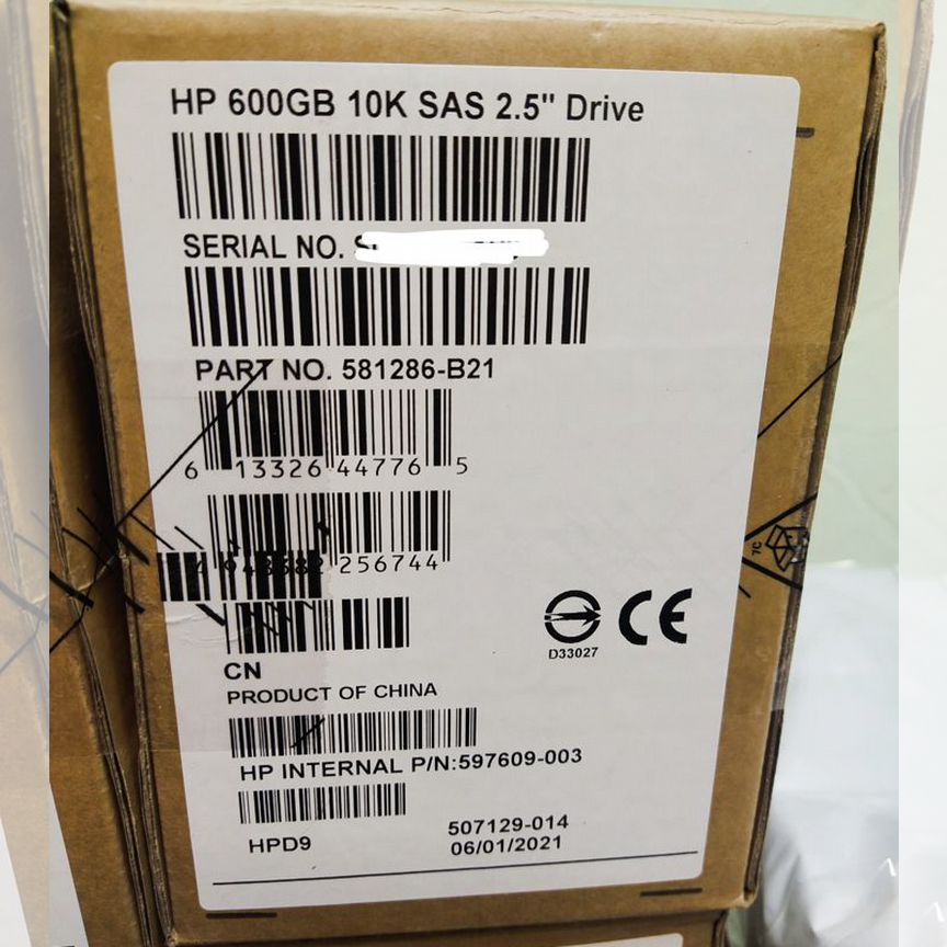 [581286-B21] Жесткий Диск Hp 600gb 10k/581311-001