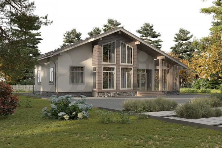 Дом 166,5 м² на участке 12 сот.