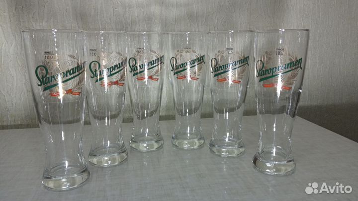 Новые бокалы для пива 0.5 в коробке