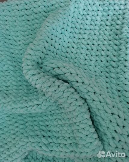 Вяжу плюшевые пледы на заказ