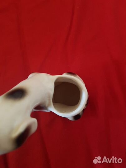 Статуетка карандашница собака. винтаж