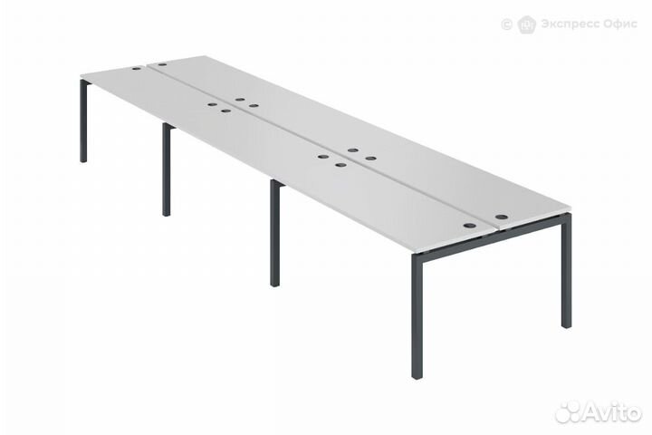 Стол-бенч двойной на 6 рабочих мест Арго амб-004.6