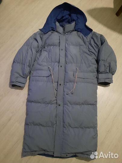 Пуховик длинный