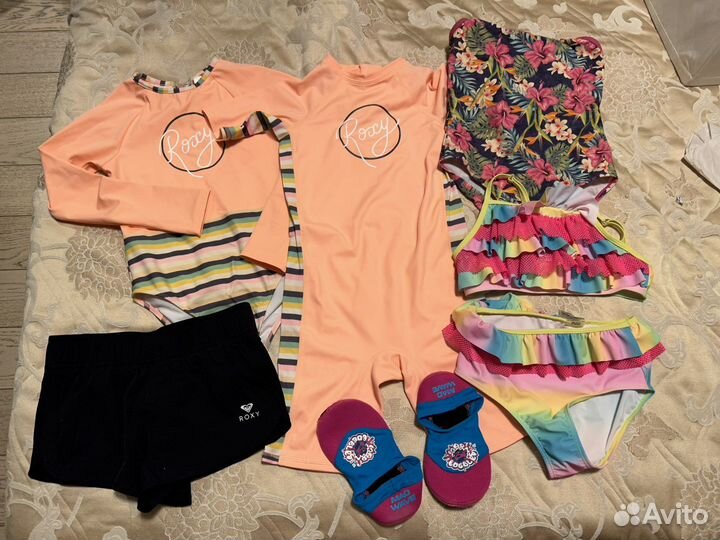 Пляжная одежда гидрокупальник бордошорты Roxy