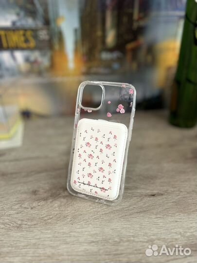 Чехол на iPhone 13 + картхолдер magsafe