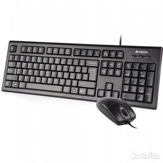 Клавиатура+мышь A4Tech KR-8520D Black #314571