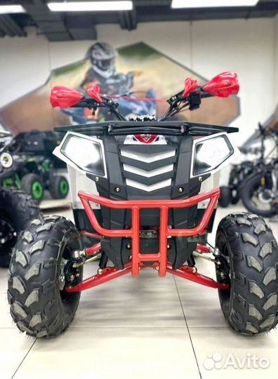 Детский квадроцикл 125 кубов Grizlik A125 красный