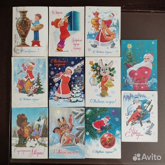 Открытки Олимпиада Мультфильмы Зарубин Четвериков