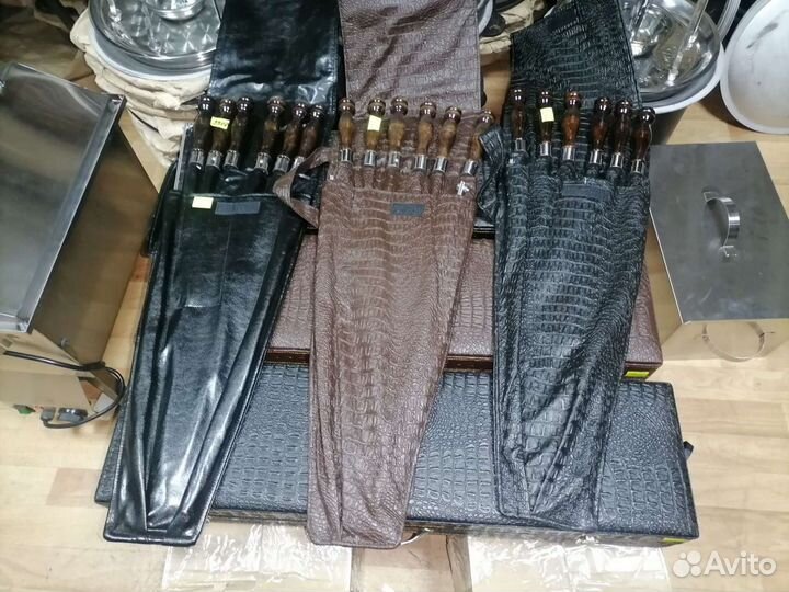 Шампуры в чехле, набор шампуров в чехле, подарочны