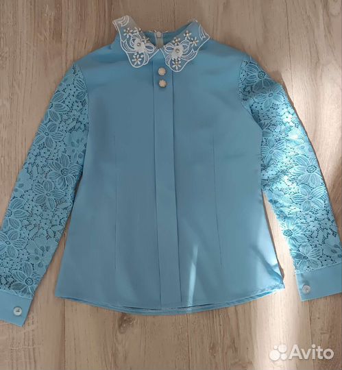 Школьные блузки для девочки 128 134