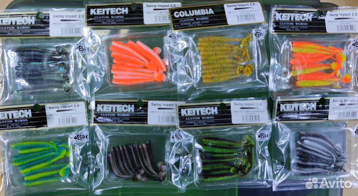 Приманки ультралайт Keitech Swing impact 2