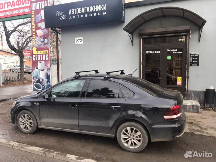 Багажник на крышу Volkswagen Polo + монтаж