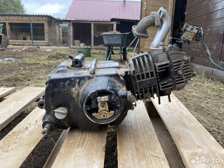 Двигатель от питбайка 125 кубов