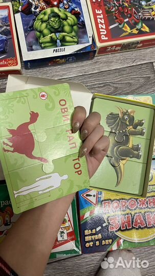 Пазлы лото домино