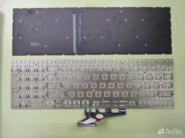 Клавиатура HP Pavilion Gaming 15-dk зелёная