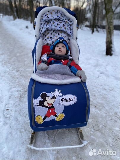 Санки коляска ника