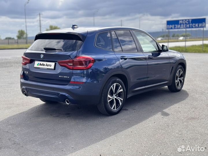 BMW X3 2.0 AT, 2018, 129 000 км