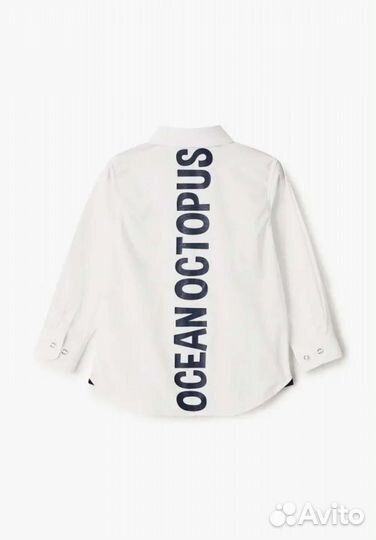 Рубашка белая Gulliver 122