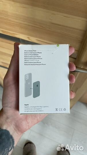 Внешний аккумулятор apple magsafe battery pack