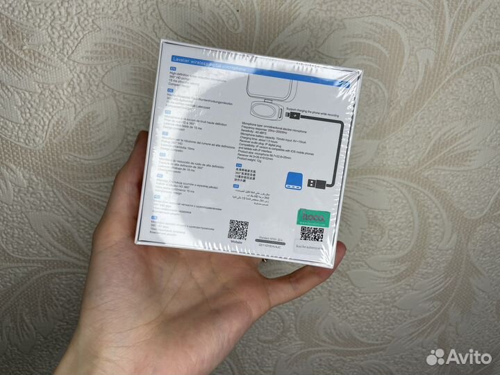 Петличный беспроводной микрофон для iPhone