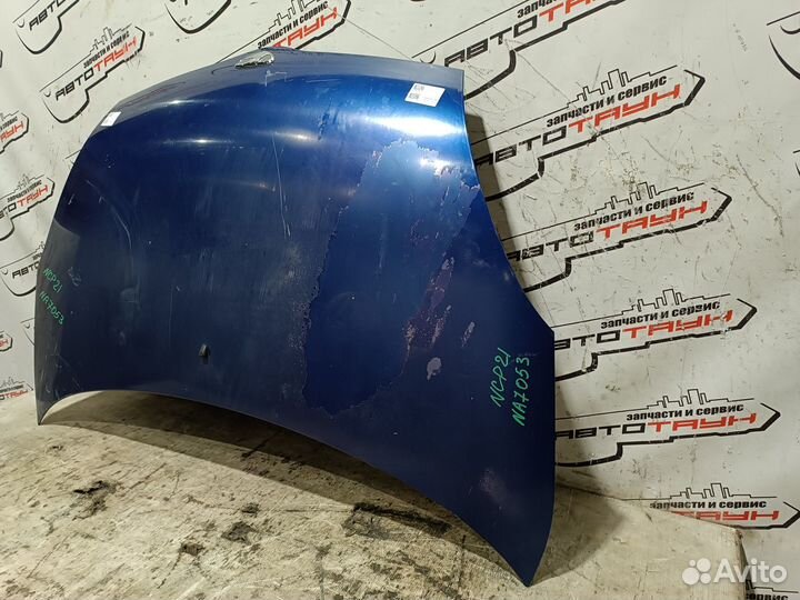 Капот toyota funcargo yaris verso NCP20 NCP21 NCP25 NLP20 NLP22 5330152030 синий, 8M6 NA7053