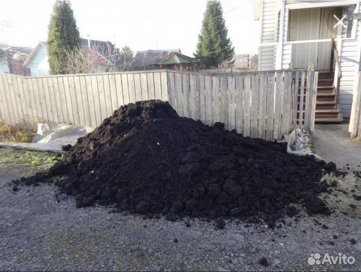 Чернозем перегной без мусора
