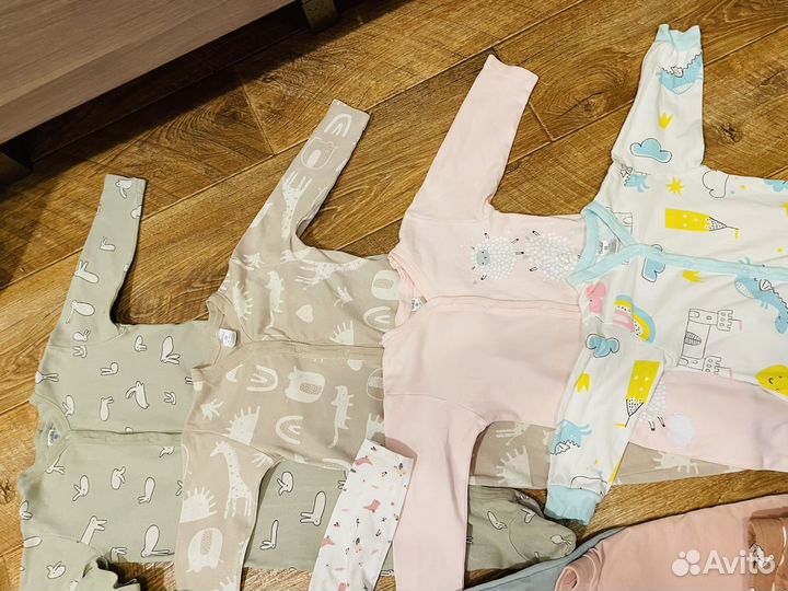 Вещи пакетом на девочку 74 80 crokid