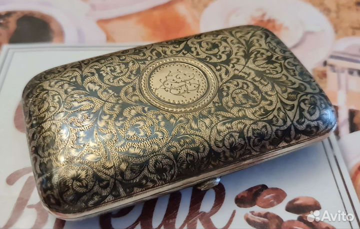 Старинный портсигар серебро 84 Царская Россия