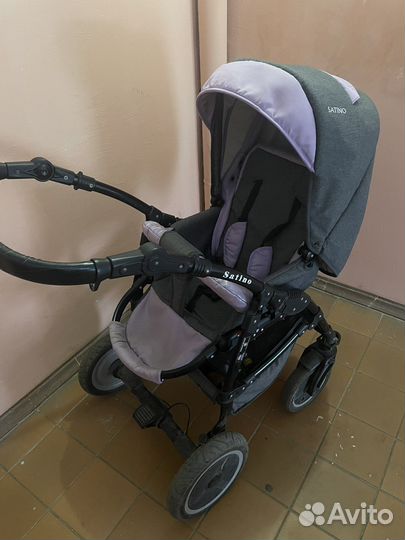 Коляска 2 в 1 riko satino