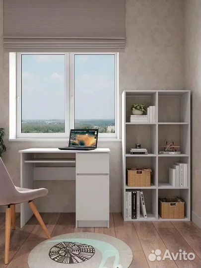 Стеллаж универсальный мс Мори Белый