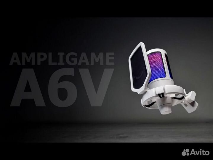 Конденсаторный RGB USB-микрофон Fifine A6V