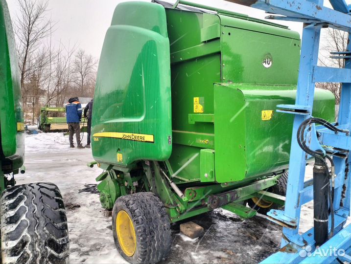 Пресс-подборщик John Deere 864, 2012