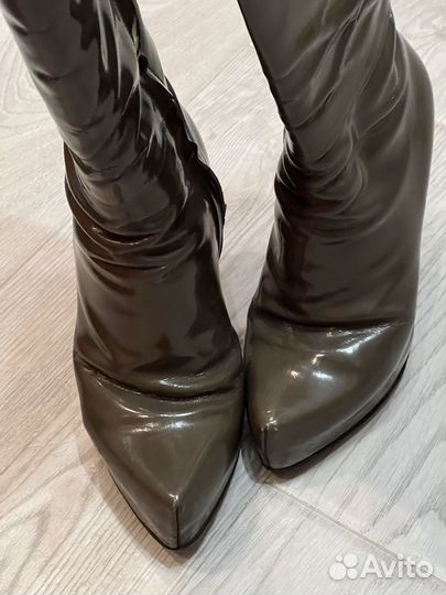 Сапоги лакированные Nando Muzi 34 размер