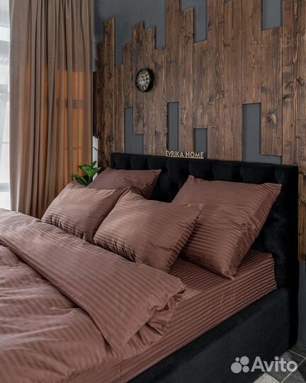 Постельное белье как в отелях 5 звезд Софи Шоколад