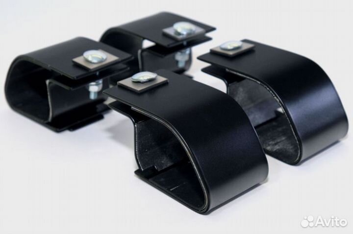 Багажник рено Дастер21 опоры черные/дуга аэро-стан