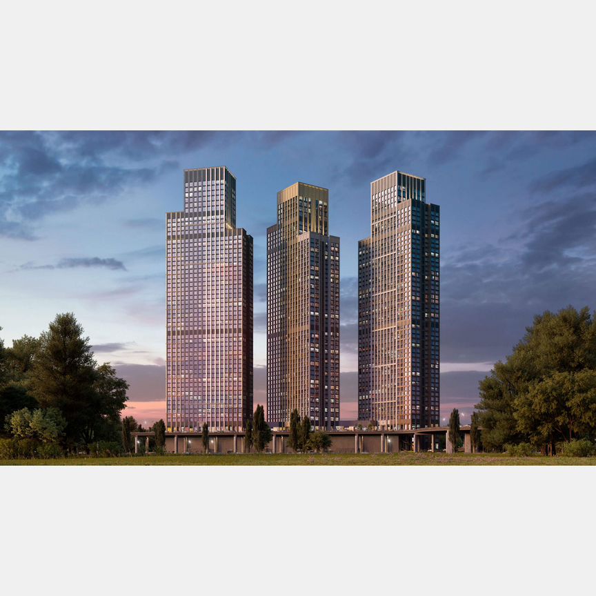 2-к. квартира, 78,6 м², 33/54 эт.