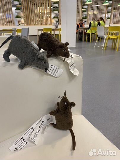 Мышка любопытка.Новые,с этикетками.Икеа