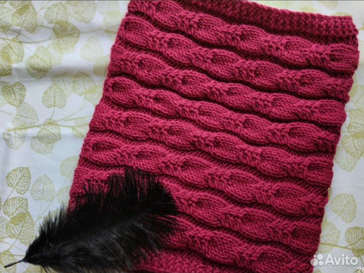 Демисезон шапка и снуд