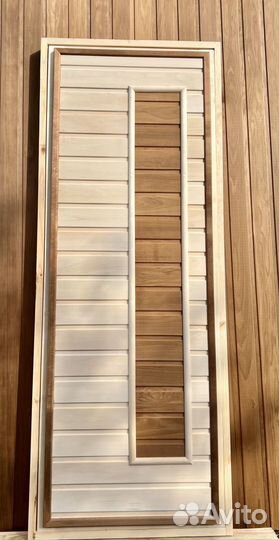 Дверь для бань и саун (1900х700) Термовставка