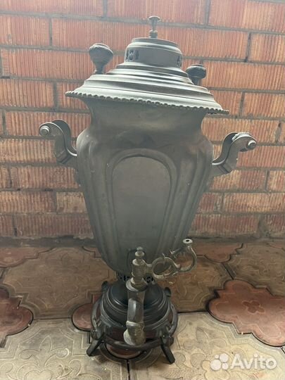 Самовар на дровах старинный