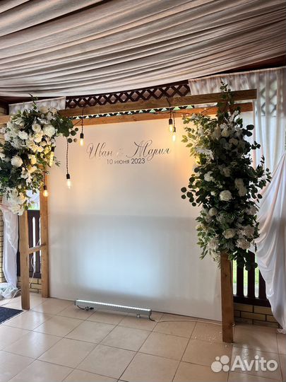 Фотозона рустик