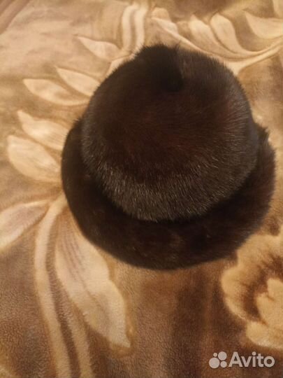 Шапка зимняя норковая женская