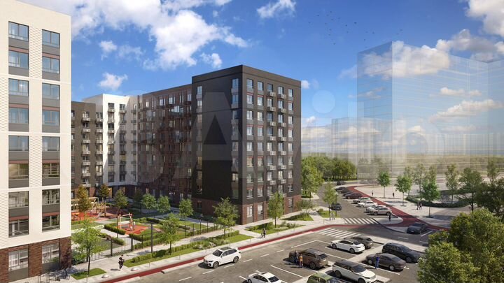 2-к. квартира, 44,4 м², 9/9 эт.