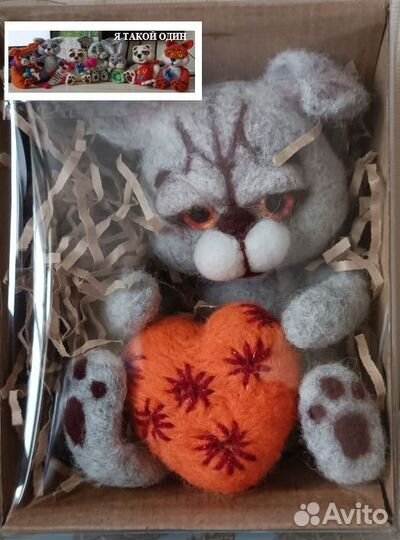 Подарок игрушка из натуральной шерсти валяние