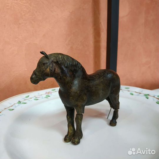 Старенькая Фигура лошади пресс - папье