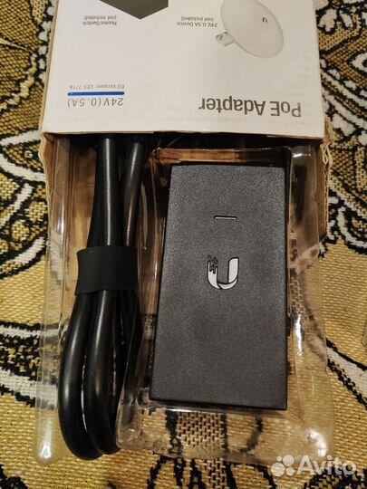 Ubiquiti адаптер (adapter PoE) 24v 1A и 24v 0,5 A